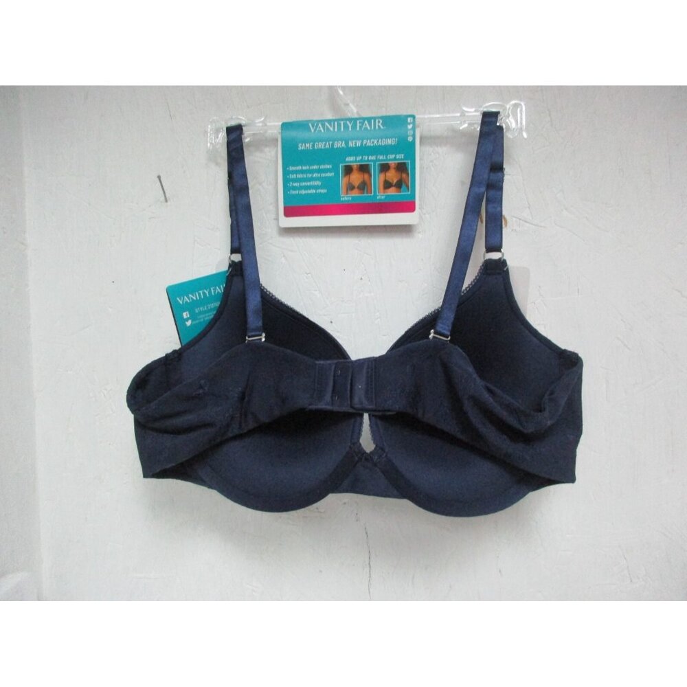 Vanity Fair  Women's Bra 2131101 Ego Boost GhostNavy Size 34C New !!!! - Picture 2 of 2